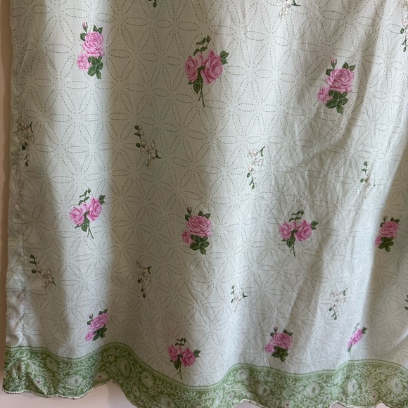 Floral Embroidered Green 3Pc Dress - Picture 3 of 5